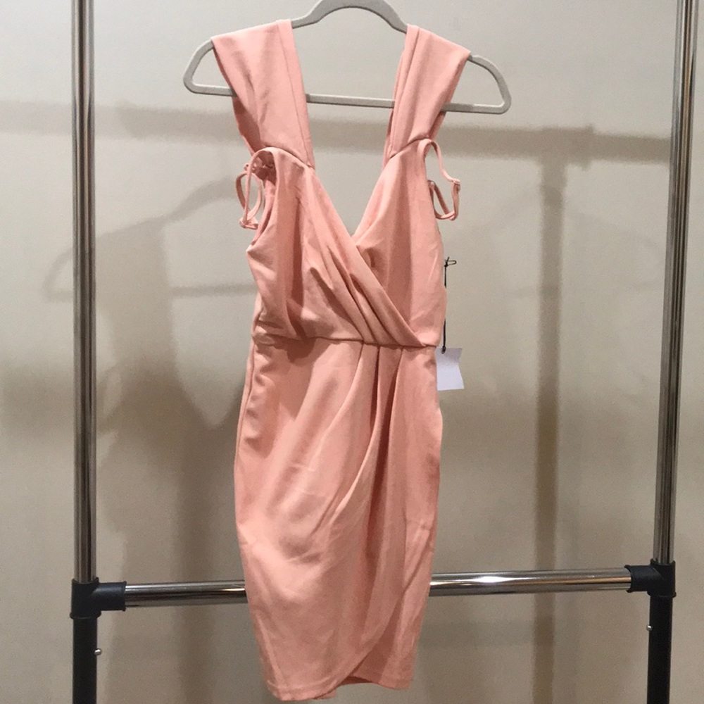 By the way Dress Size XS Peach lined NWT